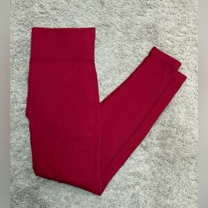 Red High-Rise Seamless Leggings – Size S – Great Used Condition